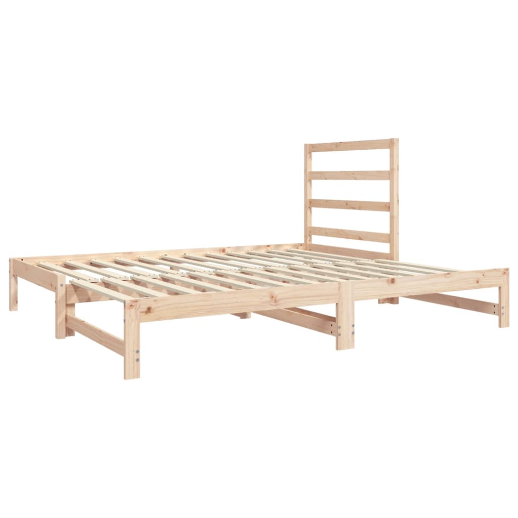 Dormeuse Estraibile 2x(90x190) cm Legno Massello di Pino | homemem39
