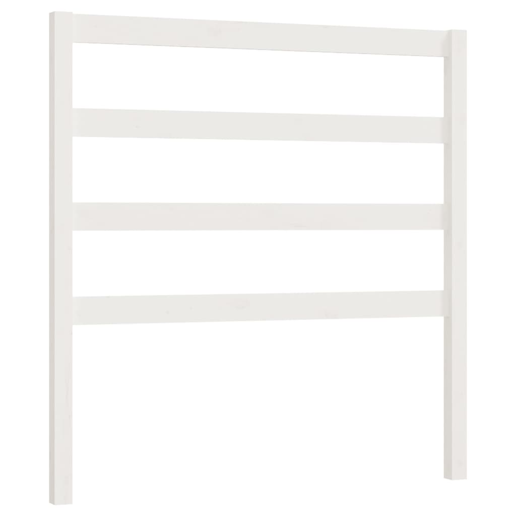 Dormeuse Estraibile Bianca 2x(90x190) cm Legno Massello di Pino | homemem39