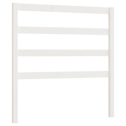 Dormeuse Estraibile Bianca 2x(90x190) cm Legno Massello di Pino