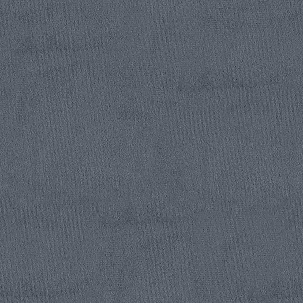 Panca Grigio Scuro 110x40x70 cm in Velluto - homemem39