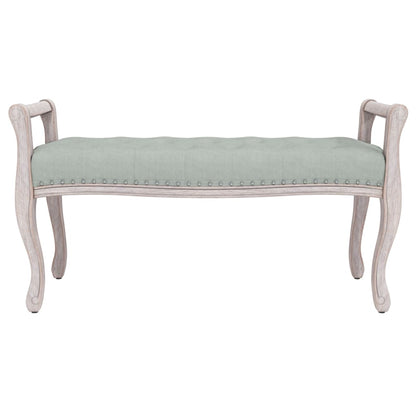 Panca Grigio Chiaro 110x45x60 cm in Velluto