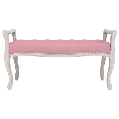 Panca Rosa 110x45x60 cm in Velluto - homemem39