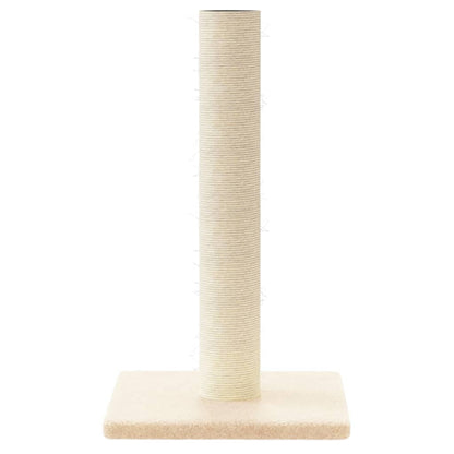 Palo Tiragraffi per Gatti Crema 22x22x45 cm | homemem39