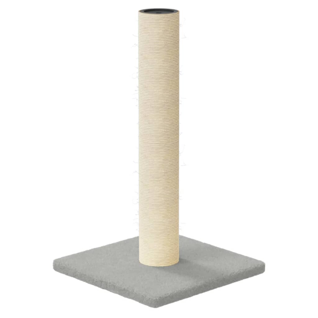 Palo Tiragraffi per Gatti Grigio Chiaro 22x22x45 cm | homemem39
