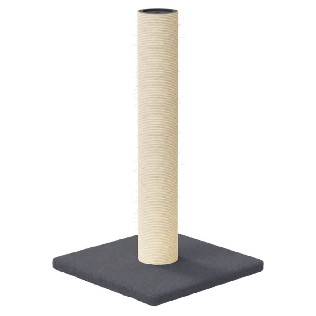 Palo Tiragraffi per Gatti Grigio Scuro 22x22x45 cm | homemem39