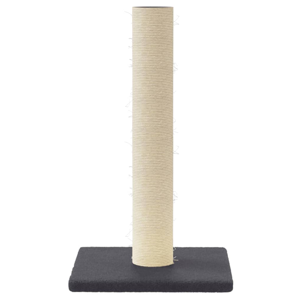 Palo Tiragraffi per Gatti Grigio Scuro 22x22x45 cm | homemem39