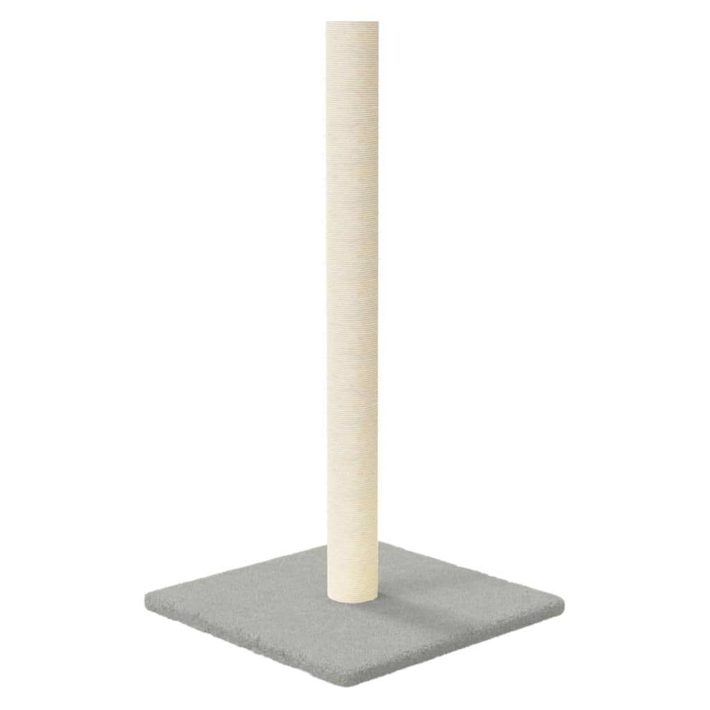 Palo Tiragraffi per Gatti Grigio Chiaro 35x35x70 cm | homemem39