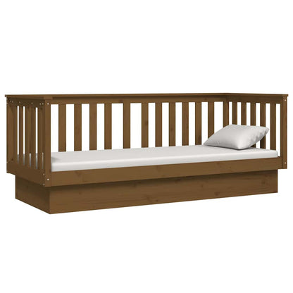 Dormeuse Marrone Ambra 75x190 cm in Legno Massello di Pino