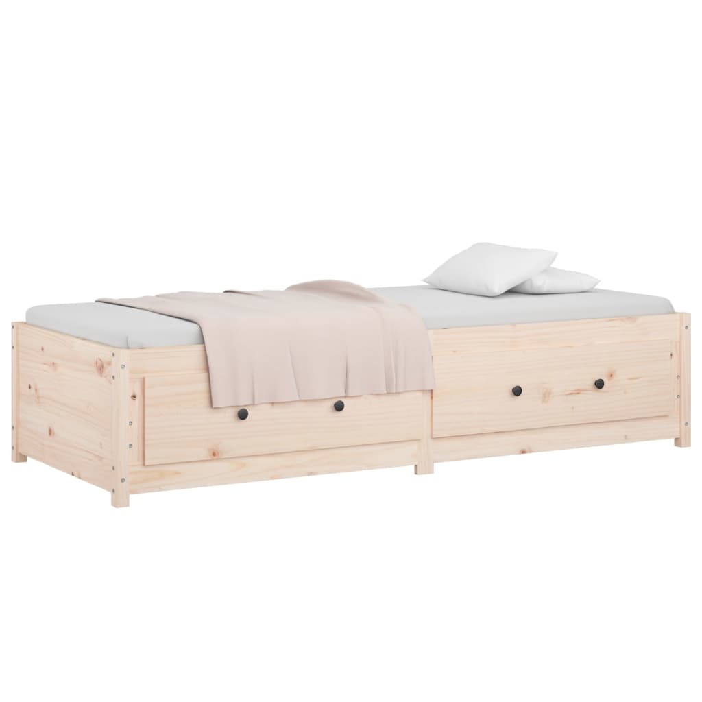 Dormeuse senza Materasso 80x200 cm in Legno Massello di Pino | homemem39