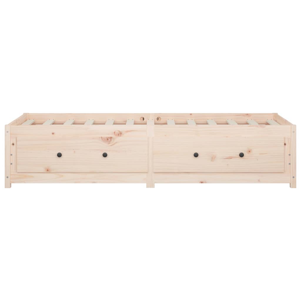Dormeuse senza Materasso 80x200 cm in Legno Massello di Pino | homemem39