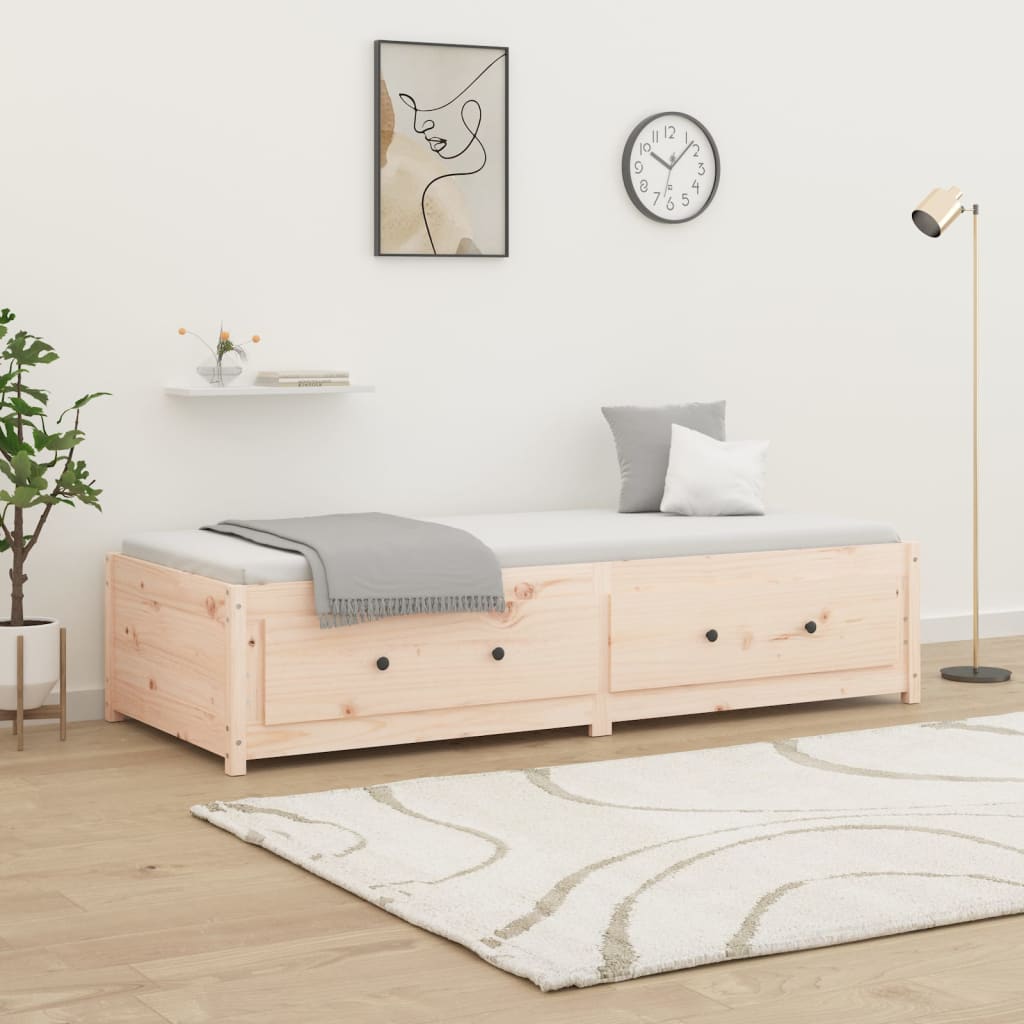 Dormeuse senza Materasso 80x200 cm in Legno Massello di Pino | homemem39