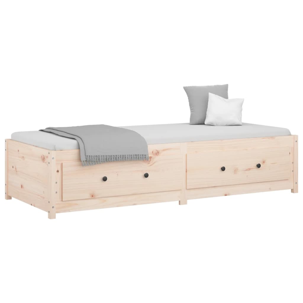 Dormeuse senza Materasso 90x200 cm in Legno Massello di Pino | homemem39
