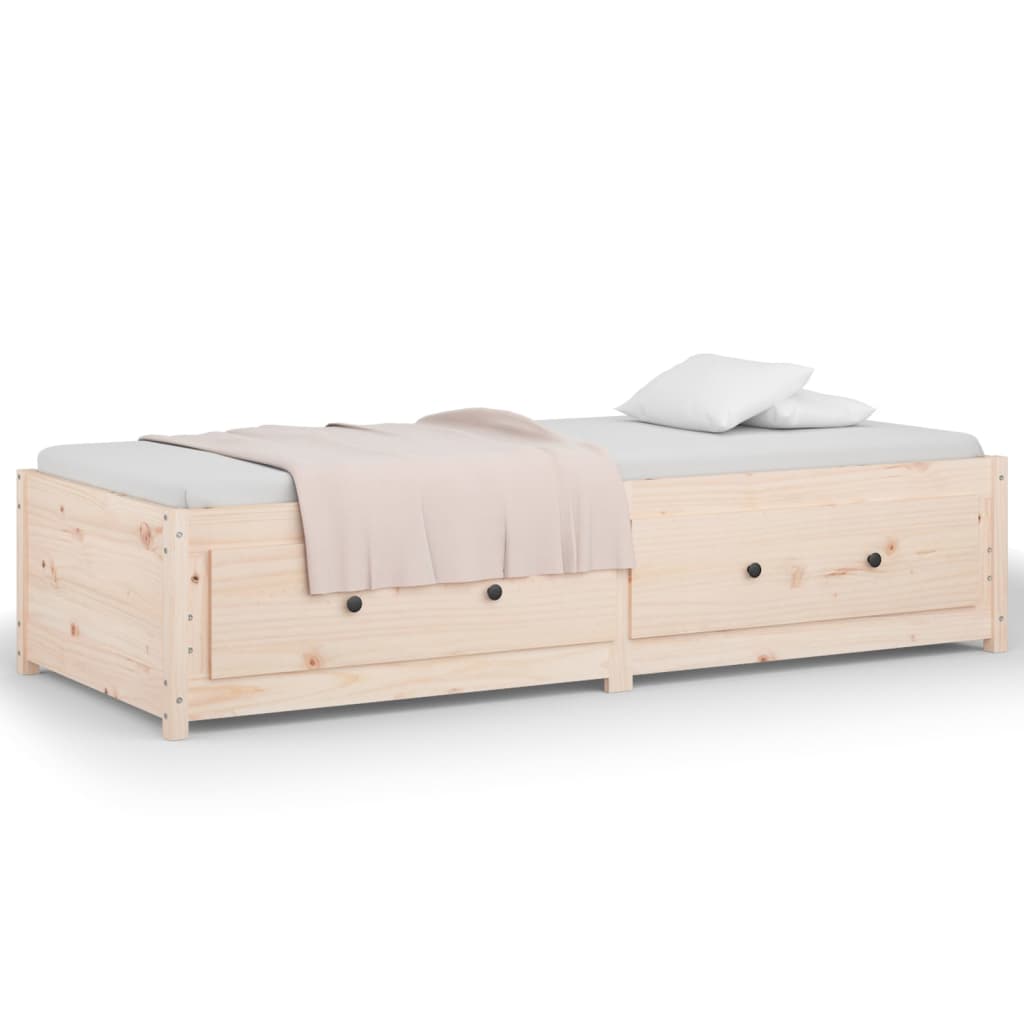 Dormeuse senza Materasso 90x200 cm in Legno Massello di Pino | homemem39