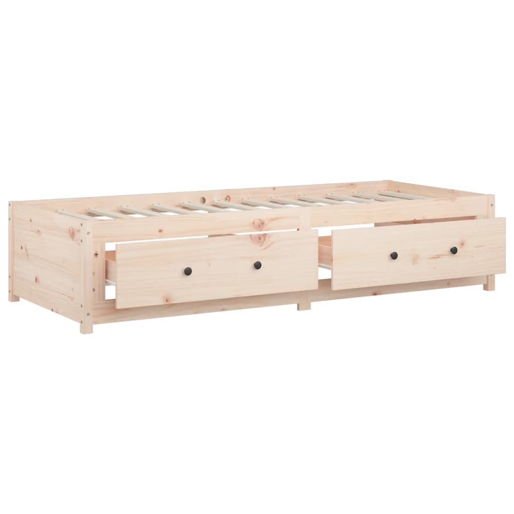 Dormeuse senza Materasso 90x200 cm in Legno Massello di Pino | homemem39