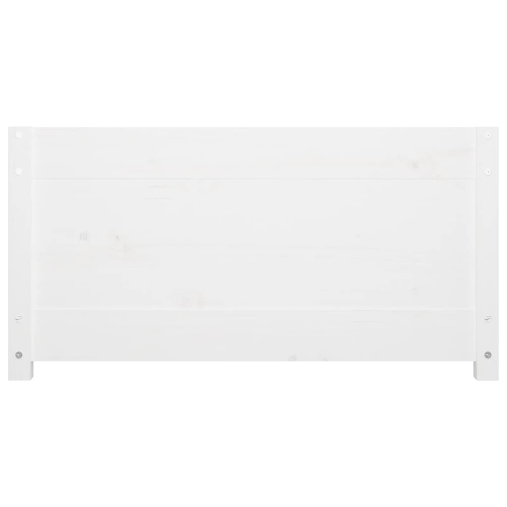 Dormeuse senza Materasso Bianca 90x200 cm Legno Massello Pino - homemem39