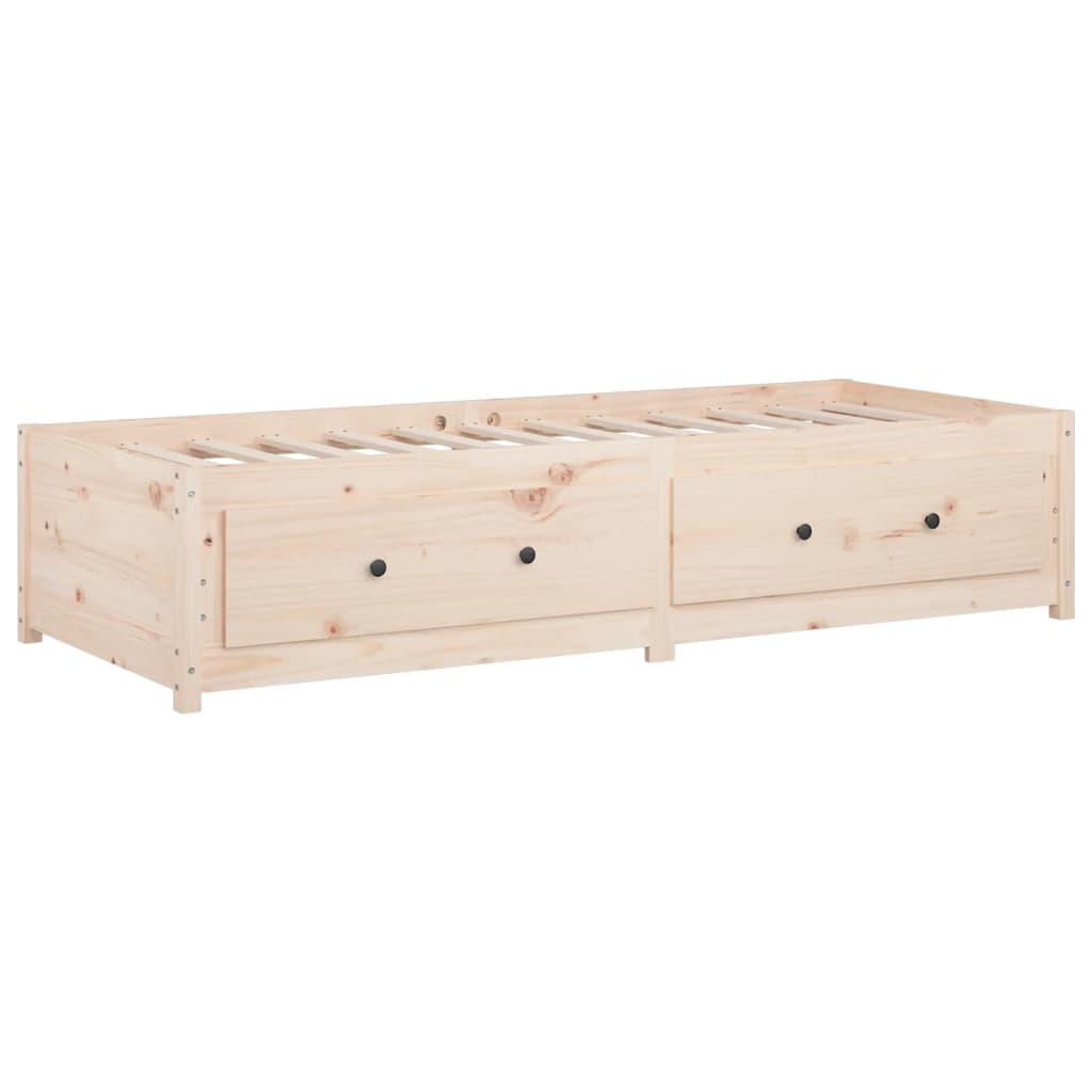 Dormeuse 75x190 cm Small Single in Legno Massello di Pino | homemem39