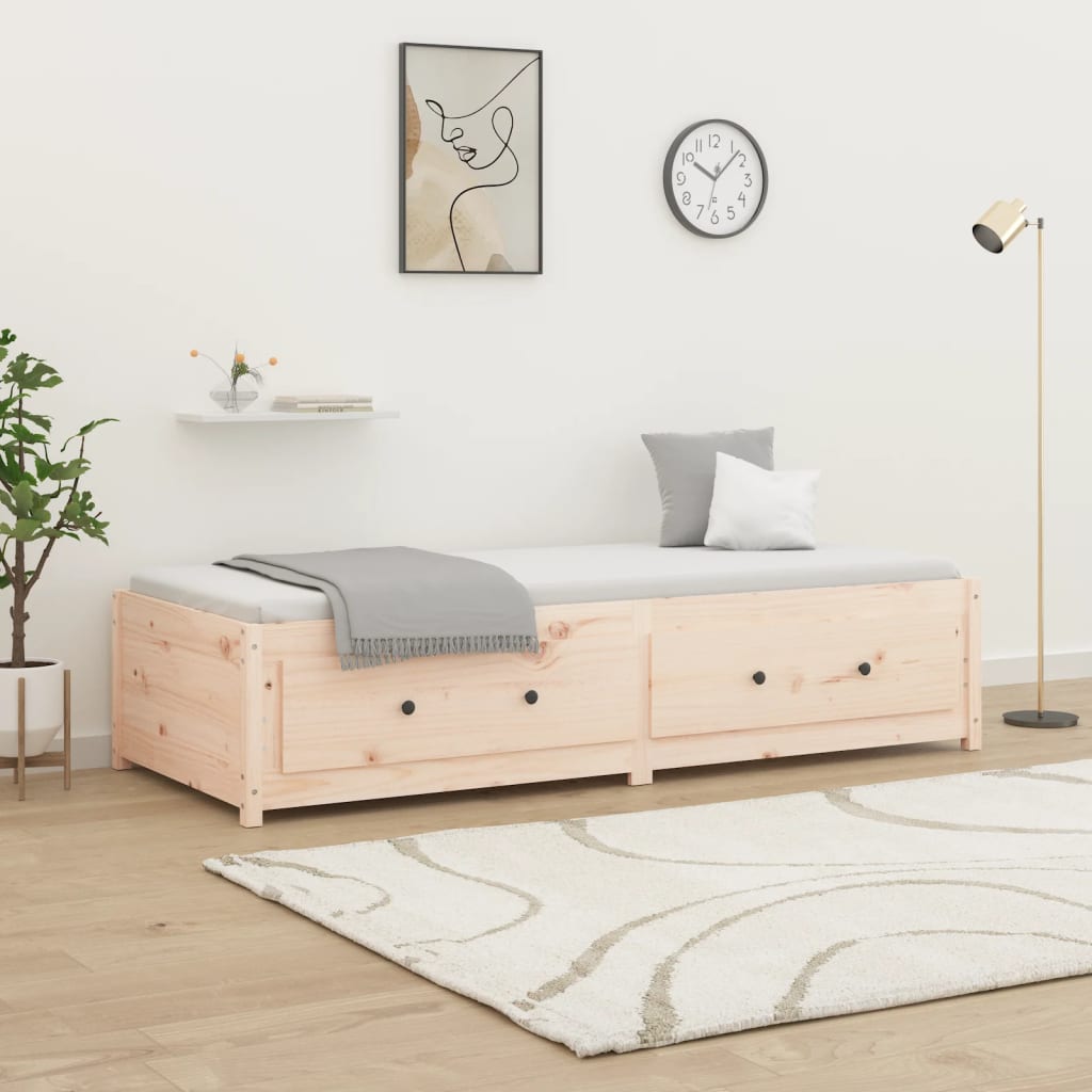 Dormeuse 75x190 cm Small Single in Legno Massello di Pino | homemem39