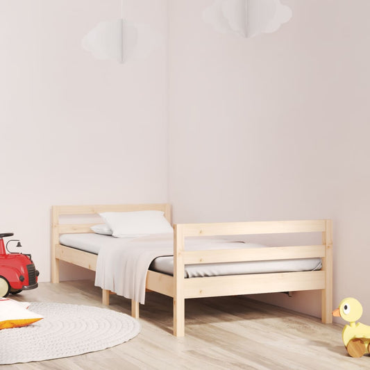 Letto senza Materasso 90x190 cm in Legno Massello di Pino | homemem39