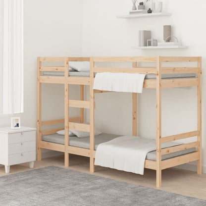 Letto a Castello senza Materasso 90x200cm Massello Pino | homemem39