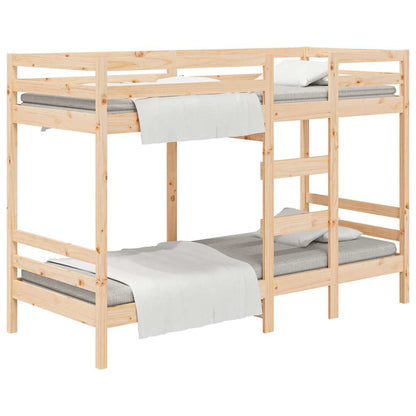 Letto a Castello senza Materasso 90x190 cm Legno di Pino