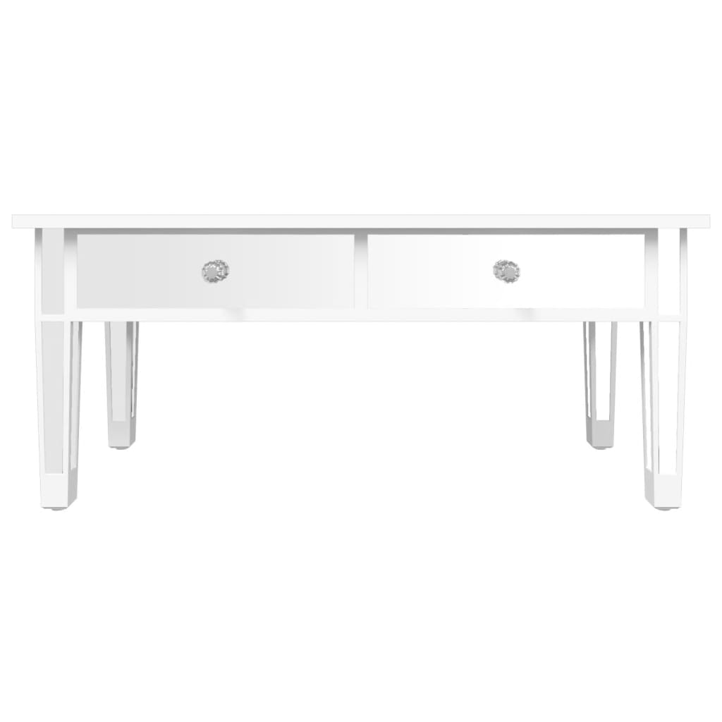Tavolino Salotto a Specchio 106x45x45cm Legno Multistrato Vetro | homemem39