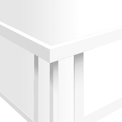 Tavolino Salotto a Specchio 106x45x45cm Legno Multistrato Vetro | homemem39