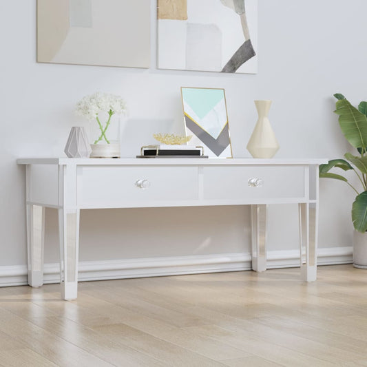 Tavolino Salotto a Specchio 106x45x45cm Legno Multistrato Vetro | homemem39