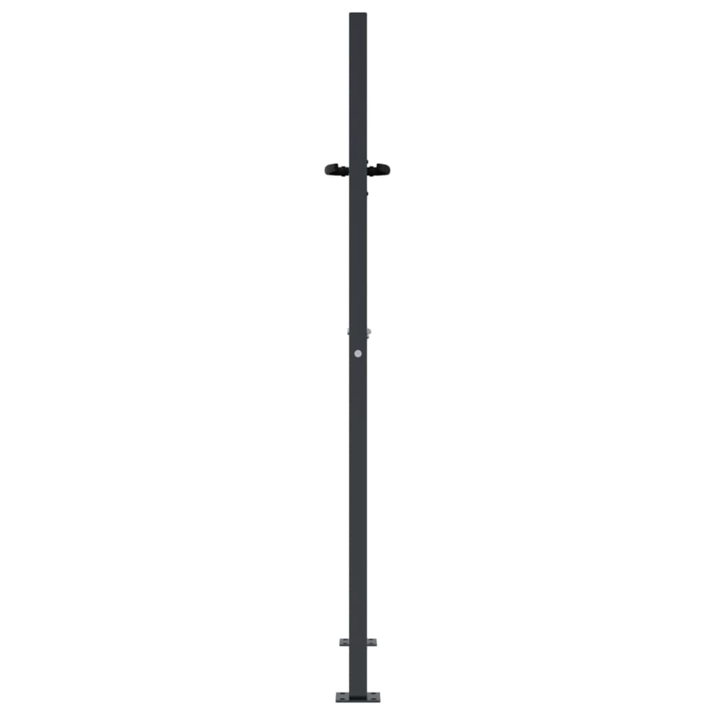 Cancello da giardino antracite 100x125 cm in acciaio con design ad albero | homemem39