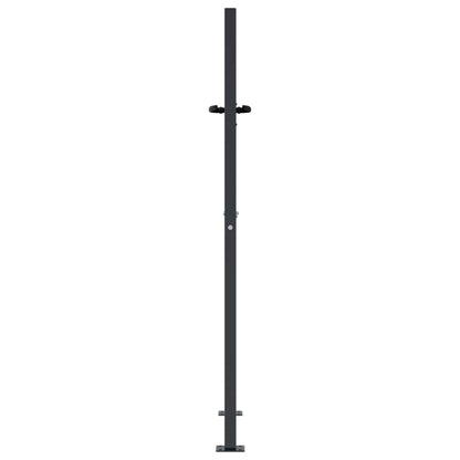 Cancello da giardino antracite 100x125 cm in acciaio con design ad albero | homemem39