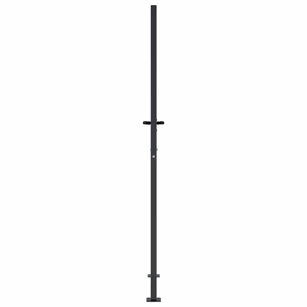 Cancello da giardino antracite 100x200 cm in acciaio con design ad albero | homemem39