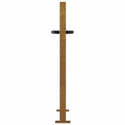 Cancello da giardino 100x75 cm in acciaio Corten con design ad albero