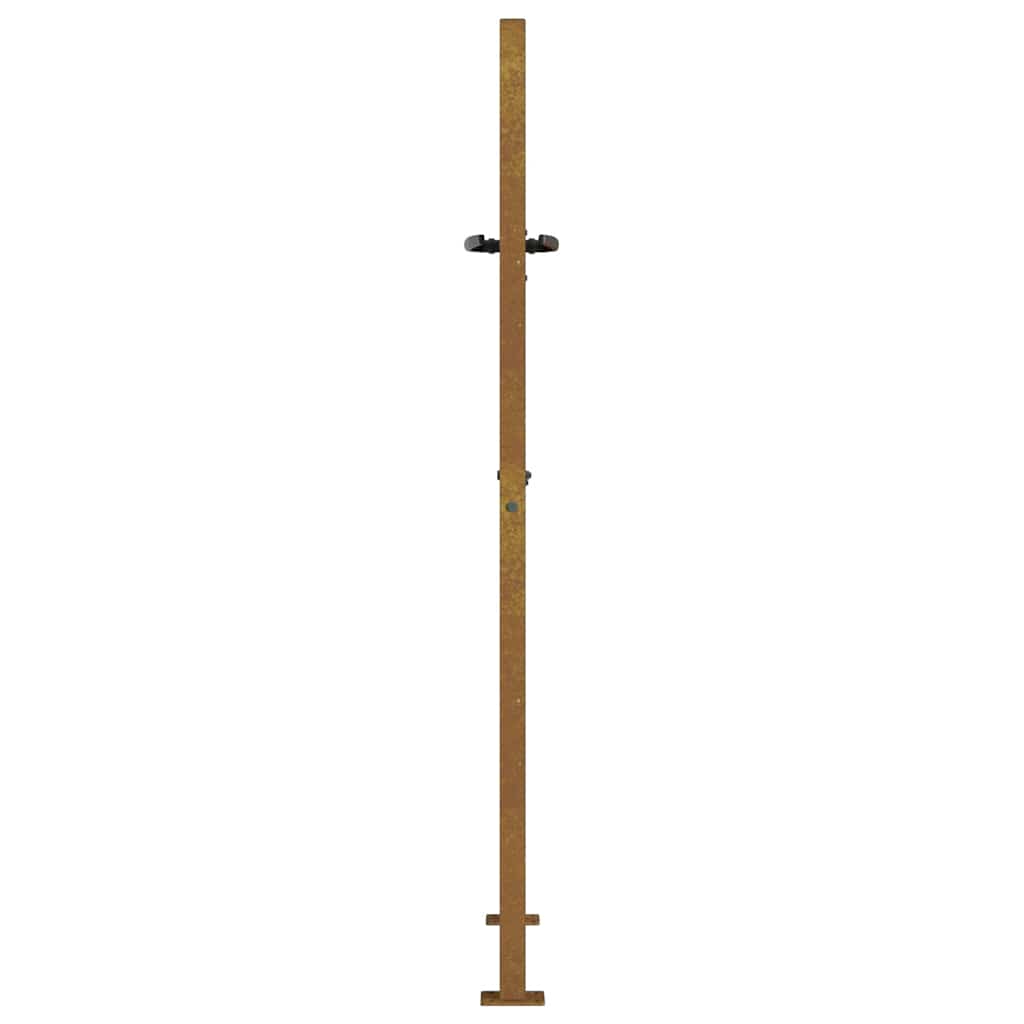 Cancello da giardino 100x150 cm in acciaio Corten con design ad albero | homemem39