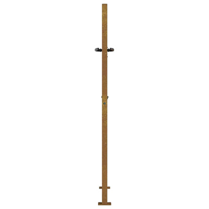 Cancello da giardino 100x150 cm in acciaio Corten con design ad albero | homemem39