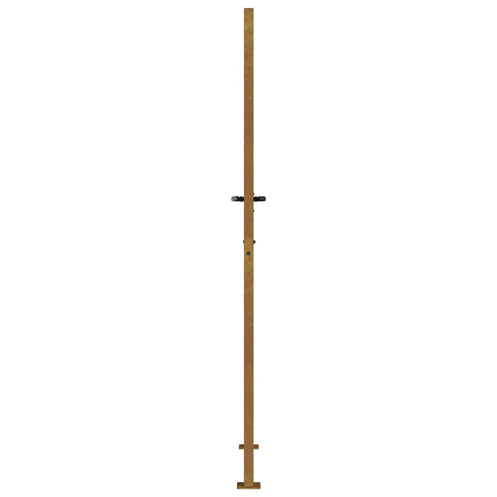 Cancello da giardino 100x175 cm in acciaio Corten con design ad albero