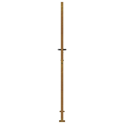 Cancello da giardino 100x175 cm in acciaio Corten con design ad albero