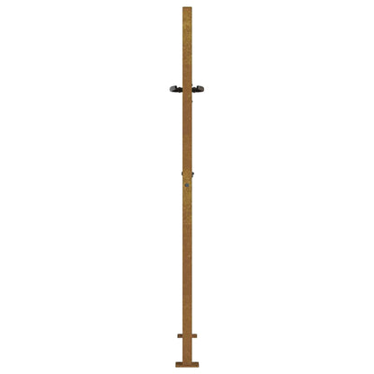 Cancello da giardino 100x125 cm in acciaio Corten con design erba | homemem39