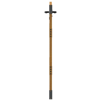 Cancello da giardino 85x125 cm in acciaio Corten con design ad albero | homemem39