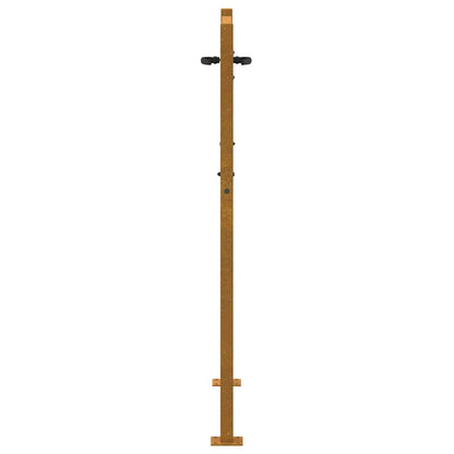 Cancello da giardino 100x150 cm in acciaio Corten con design ad albero | homemem39