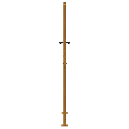 Cancello da giardino 100x200 cm in acciaio Corten con design ad albero | homemem39