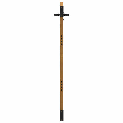 Cancello da giardino 85x125 cm in acciaio Corten con design erba | homemem39