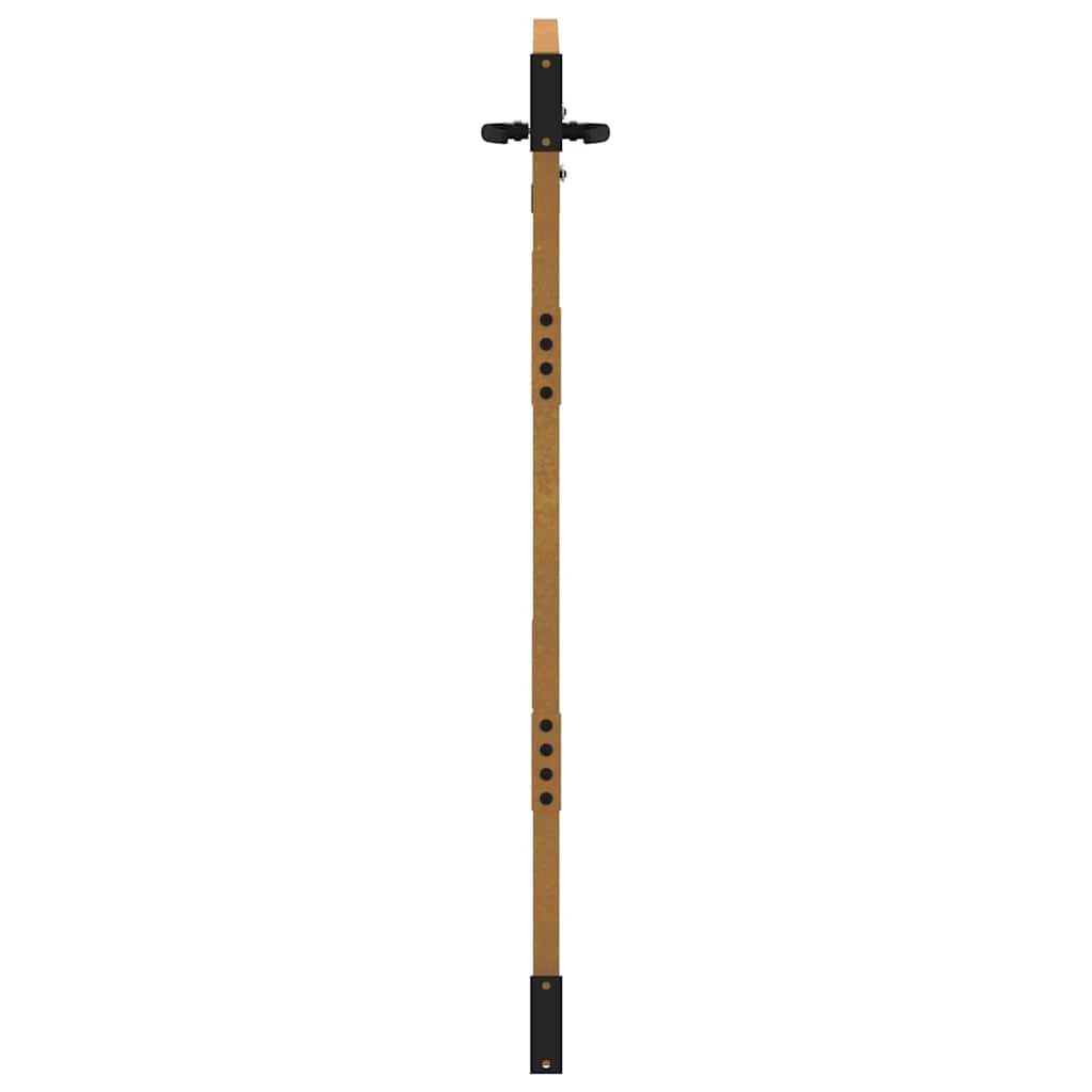 Cancello da giardino 85x125 cm in acciaio Corten design quadrato | homemem39