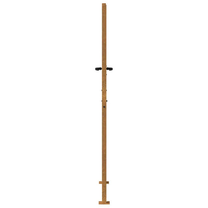 Cancello da giardino 100x175 cm in acciaio Corten design quadrato | homemem39