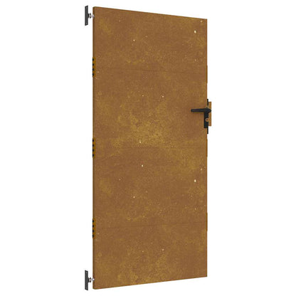 Cancello da giardino 85x200 cm in acciaio Corten