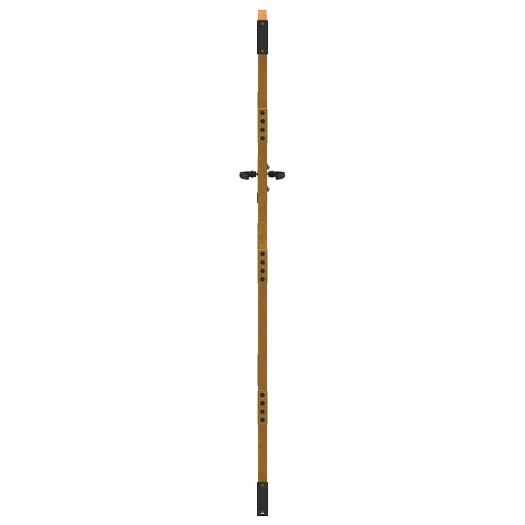 Cancello da giardino 85x200 cm in acciaio Corten | homemem39