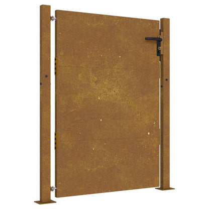 Cancello da giardino 100x125 cm in acciaio Corten | homemem39