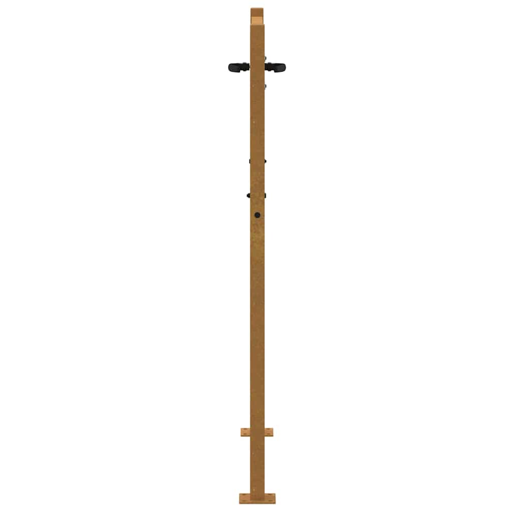 Cancello da giardino 100x150 cm in acciaio Corten | homemem39