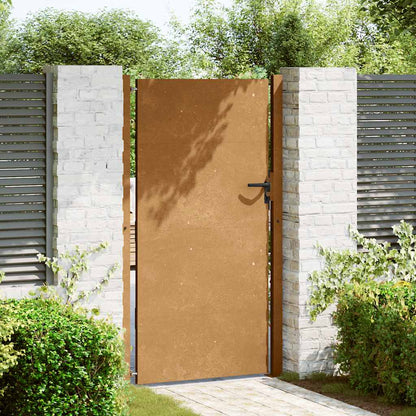 Cancello da giardino 100x175 cm in acciaio Corten | homemem39