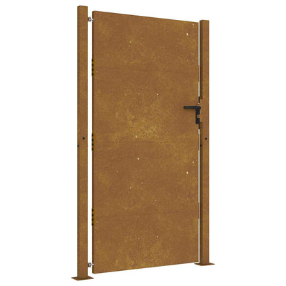 Cancello da giardino 100x200 cm in acciaio Corten | homemem39