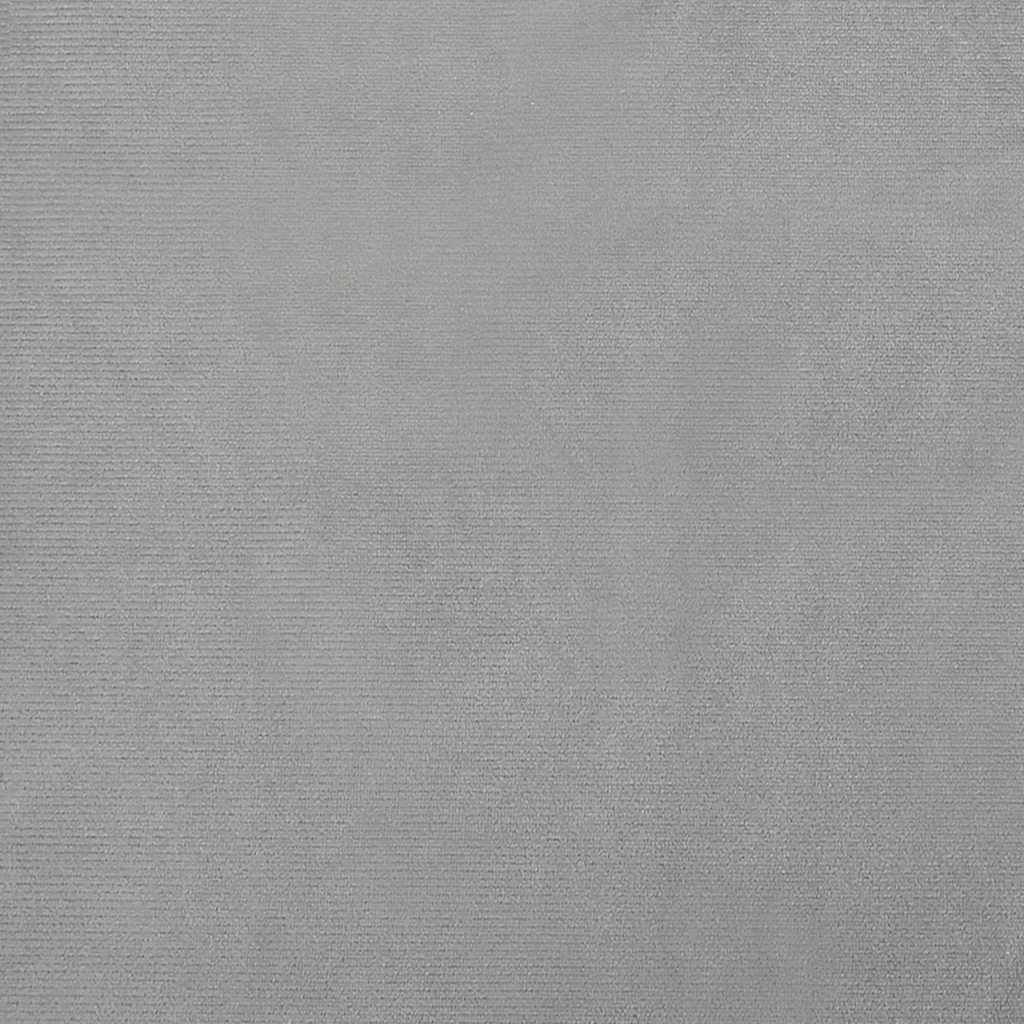 Lettino per Cani Grigio Chiaro 66x40x45 cm in Velluto - homemem39
