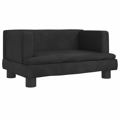 Lettino per Cani Nero 60x40x30 cm in Velluto | homemem39
